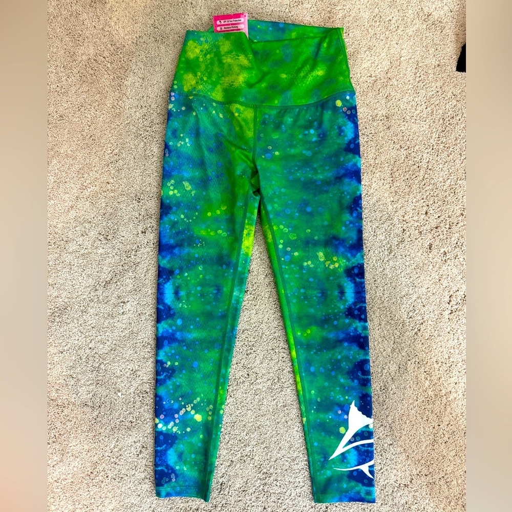 Loco skailz fish print leggings NWT